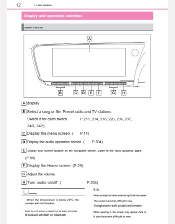 toyota mirai 2020-2021 navigation & multimedia system manual (jdm)